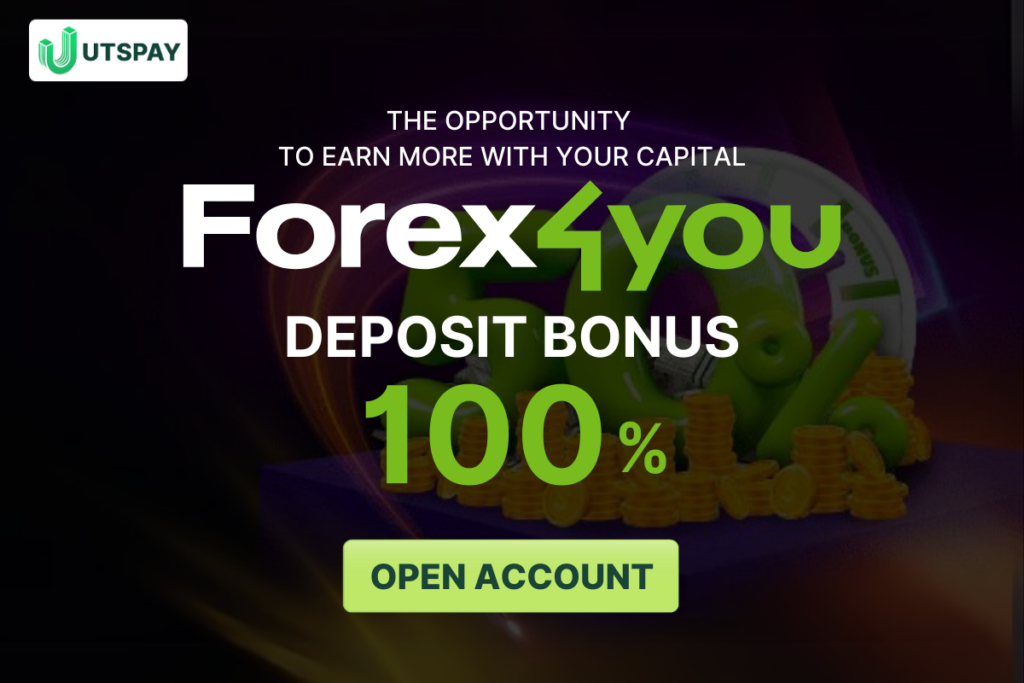forex4you -प्रमोशन-कैशबैक-फॉरेक्स- utspay