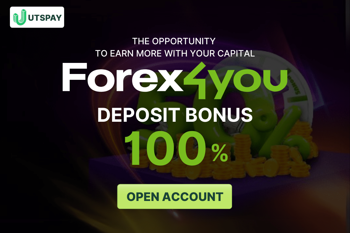 forex4you -प्रमोशन-कैशबैक-फॉरेक्स- utspay