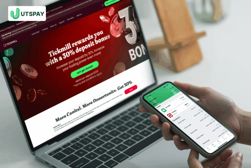 tickmill -ฝากเงิน–โปรโมชั่น-ส่วนลด-ฟอเร็กซ์- utspay